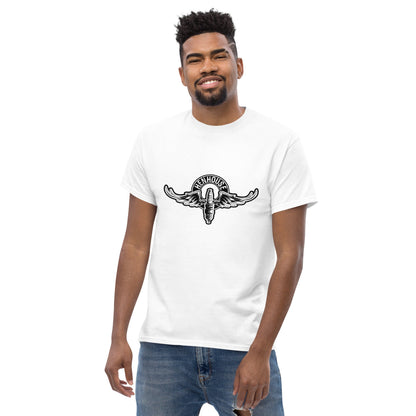 Camiseta Winged Spark Plug Blanca